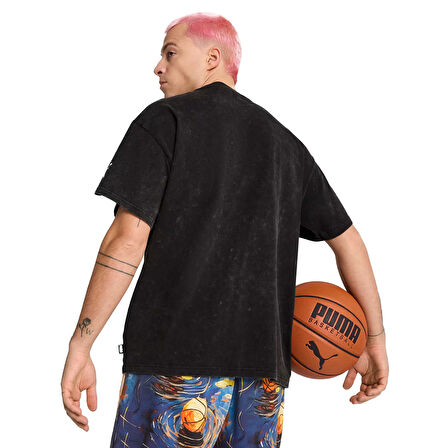 Dylan Exhibit Erkek Siyah Basketbol T-Shirt 63067201