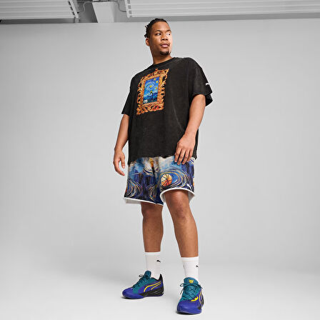 Dylan Exhibit Erkek Siyah Basketbol T-Shirt 63067201
