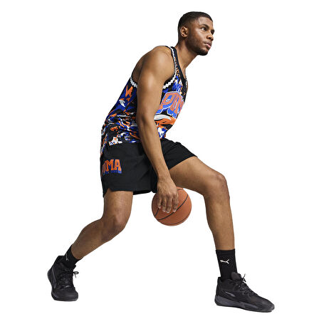 Rival Rage Tech Erkek Siyah Basketbol Şortu 68545101