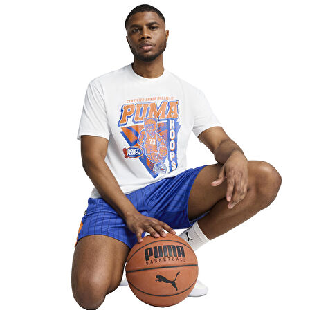 Rival Rage 5 Erkek Beyaz Basketbol T-Shirt 68545302