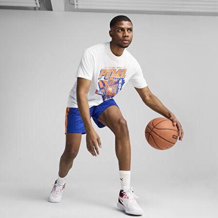 Rival Rage 5 Erkek Beyaz Basketbol T-Shirt 68545302