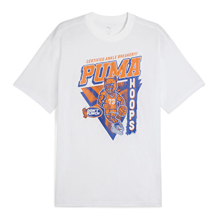 Rival Rage 5 Erkek Beyaz Basketbol T-Shirt 68545302