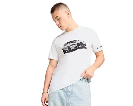 Puma Bmw Mms Ess Graphic Tee Erkek Günlük Tişört 63063302 Renkli