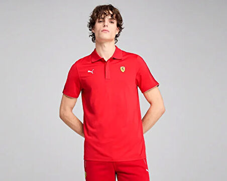 Puma Ferrari Race Cloudspun Polo Erkek Günlük Polo Tişört 63018502 Renkli
