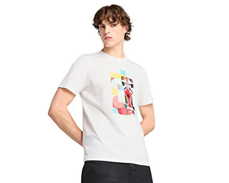 Puma Ferrari Race Graphic Tee 2 Erkek Günlük Tişört 63023704 Renkli