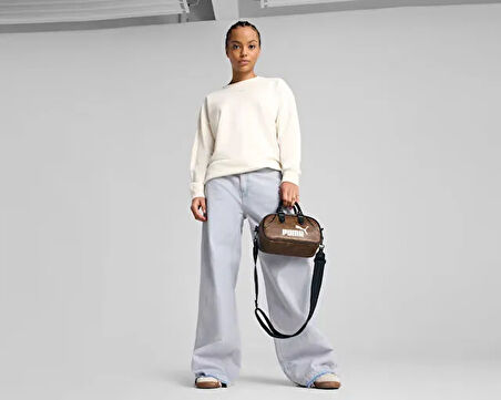 Puma Archive Mini Grip Bag Omuz Çantası-En: 22 cm, Boy: 13,5 cm, Derinlik: 9,5 cm 09113704 Kahverengi