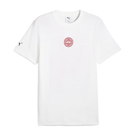 F1 China Erkek Beyaz Günlük Stil T-Shirt 63017402
