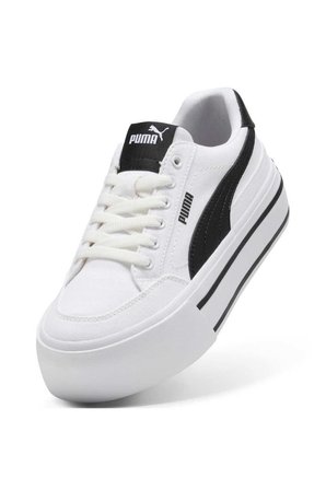 Puma CortClassicVulcFSPlatformWns 402329 01 Kadın Sneaker Ayakkabı Beyaz Siyah 36-40 