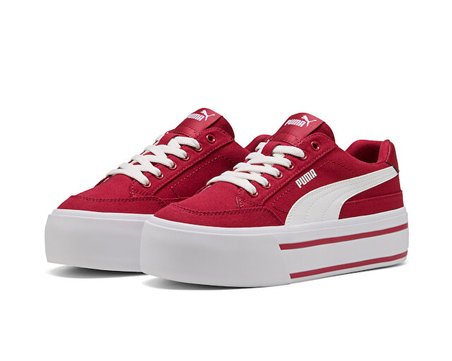 Puma Cort Classic Vulc Fs Platform Wns Unisex Günlük Ayakkabı 40232904 Kırmızı