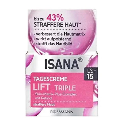 Lift Triple Gündüz Kremi Besleyici ve Sıkılaştırıcı Etki SPF15 50 ml
