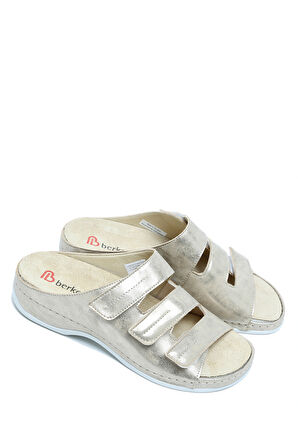 1013 Berkemann Andrea Kadın Anatomik Deri Terlik 3.0-8.5