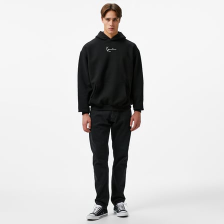 Karl Kani Small Signature Essential Erkek Siyah Sweatshirt