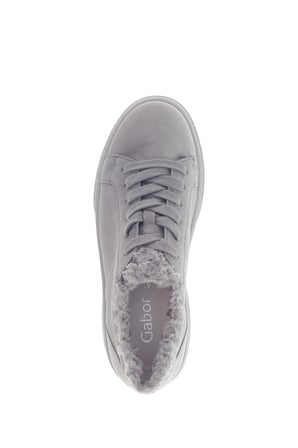 73221 Gabor Kadın Kürk Detaylı Sneaker 3.5-7.5