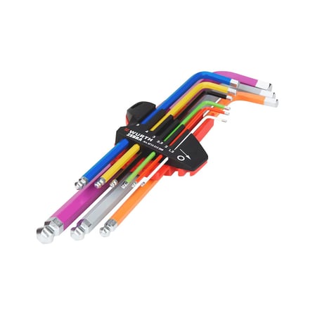 Würth Allen Anahtar Seti Renkli (9 Parça)