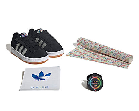 adidas Campus 00S Led Lights Cf El C Çocuk Işıklı Günlük Ayakkabı JS1277 Siyah