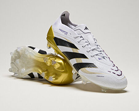 adidas Predator Elite Fg Erkek Çim Zemin Kramponu JI1086 Beyaz