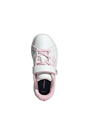 adidas Beyaz Çocuk   Yürüyüş Ayakkabısı GRAND COURT MINNIE EL K JR8134