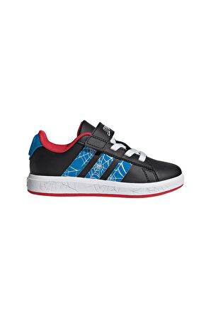 adidas Çocuk  Siyah  Yürüyüş Ayakkabısı GRAND COURT SPIDER-MAN EL K JQ8073