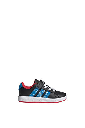 adidas Çocuk  Siyah  Yürüyüş Ayakkabısı GRAND COURT SPIDER-MAN EL K JQ8073