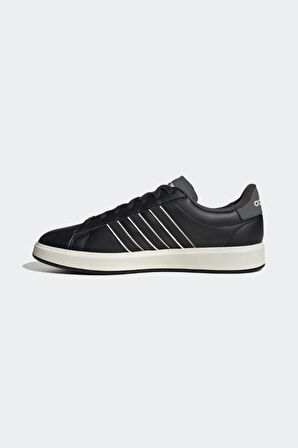 Grand Court 2.0 Erkek Spor Ayakkabı Js1739 CBLACK/CBLACK/OWHITE