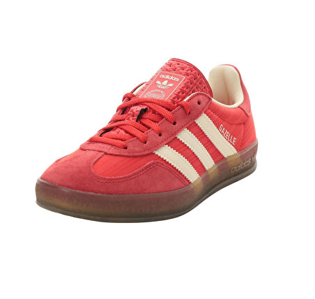 JS1411-K adidas Gazelle Indoor W Kadın Spor Ayakkabı Kırmızı