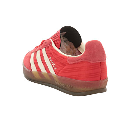 JS1411-K adidas Gazelle Indoor W Kadın Spor Ayakkabı Kırmızı