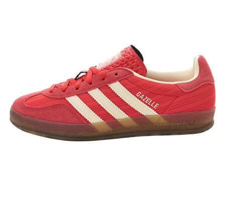 JS1411-K adidas Gazelle Indoor W Kadın Spor Ayakkabı Kırmızı
