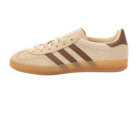 JS1418-K adidas Gazelle Indoor W Kadın Spor Ayakkabı S&amp;uuml;tl&amp;uuml; Kahve