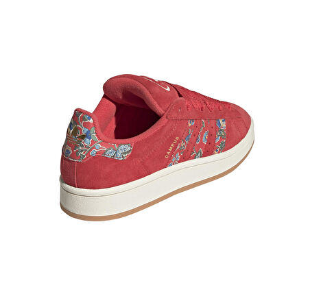 JS1330-K adidas Campus 00S X Liberty London Kadın Spor Ayakkabı Kırmızı