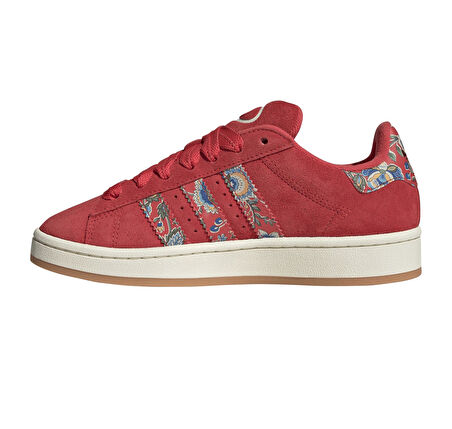 JS1330-K adidas Campus 00S X Liberty London Kadın Spor Ayakkabı Kırmızı