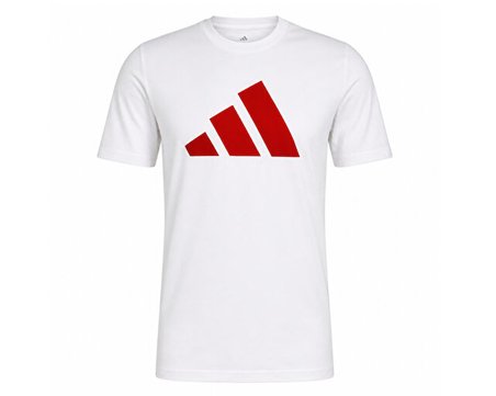 Adidas CUSTOM COTTON LOGO TEE M Erkek Futbol Antrenman Tişörtü IM7853 Beyaz