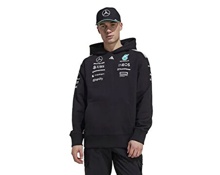 adidas Mer Tm Hood M Erkek Günlük Sweatshirts JW5385 Siyah