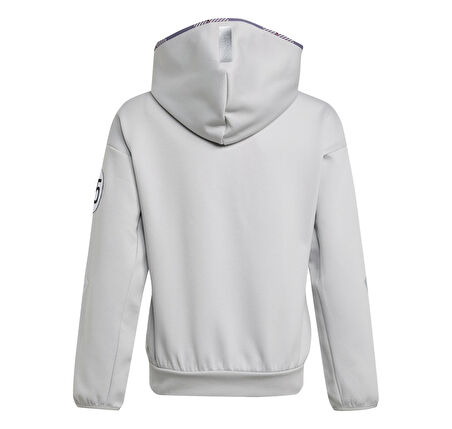 JW8513-C adidas Mercedes - Amg Sıl Fz Hd Y &amp;Ccedil;ocuk Ceket Gri
