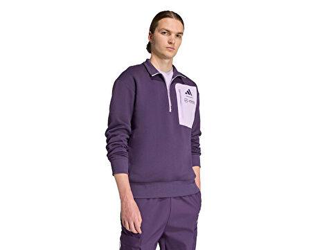 adidas Mer Pw Flctop M Erkek Günlük Sweatshirt JX8815 Mor