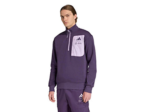 adidas Mer Pw Flctop M Erkek Günlük Sweatshirt JX8815 Mor