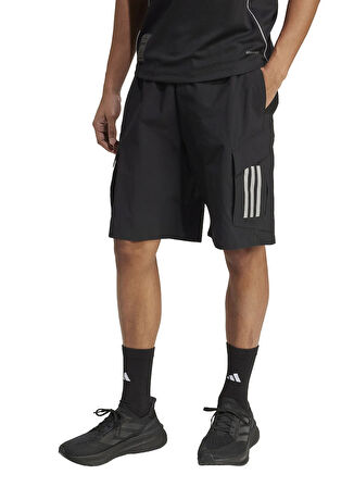 adidas JX8279 MER MC SHO M Siyah Lastikli Bel Loose Fit Düz Erkek Şort