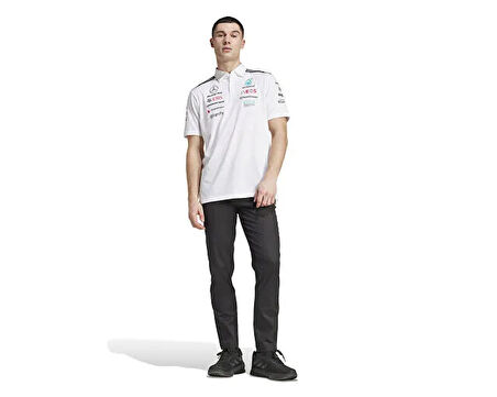 adidas Mer Tm Polo Wm Erkek Antrenman Polo Tişört JW0586 Beyaz