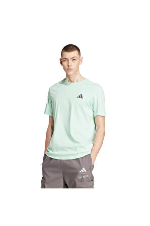 adidas Yeşil Erkek   T-Shirt MER PW GFXTEE M JY3033
