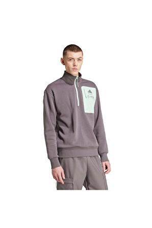 adidas Erkek Gri  Sweatshirt MER PW FLCTOP M JY3076