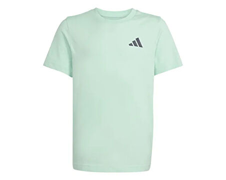 Adidas Mer Pw Gfxtee Y Çocuk Antrenman Tişörtü JZ9978 Yeşil