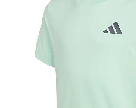 Adidas Mer Pw Gfxtee Y Çocuk Antrenman Tişörtü JZ9978 Yeşil
