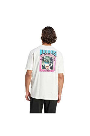 adidas Erkek  Beyaz  T-shirt TEE JZ9919