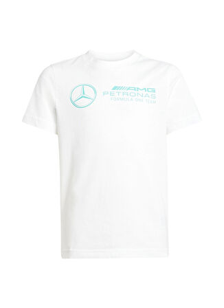 adidas Baskılı Beyaz Erkek Çocuk T-Shirt JZ0900-MER DNA GFTEE Y