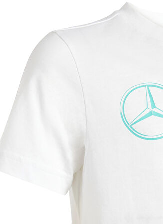 adidas Baskılı Beyaz Erkek Çocuk T-Shirt JZ0900-MER DNA GFTEE Y