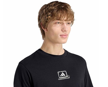Adidas M CLKD I OFC T Erkek Günlük Tişört KC7083 Siyah