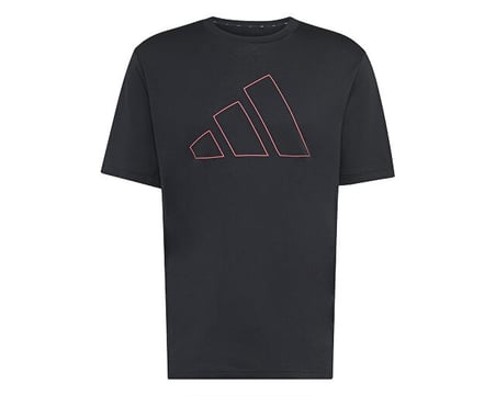 Adidas WE FR BL T Erkek Antrenman Tişörtü KS6306 Siyah