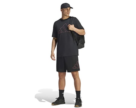 Adidas WE FR BL T Erkek Antrenman Tişörtü KS6306 Siyah