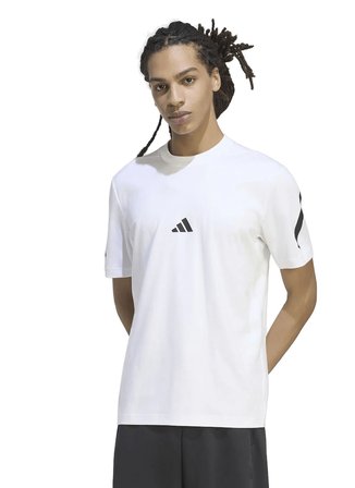 Adidas KF3797 M Z.N.E. TEE RE Beyaz Bisiklet Yaka Erkek T-Shirt