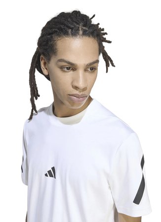Adidas KF3797 M Z.N.E. TEE RE Beyaz Bisiklet Yaka Erkek T-Shirt