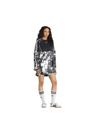 adidas Kadın  Siyah  Elbise SEQUINS DRESS KE9798